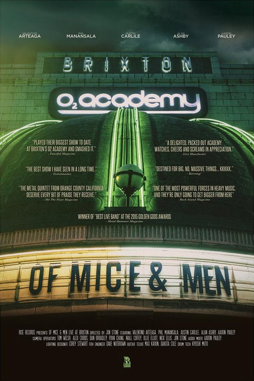 Of Mice & Men - Live At Brixton (2016) movie poster