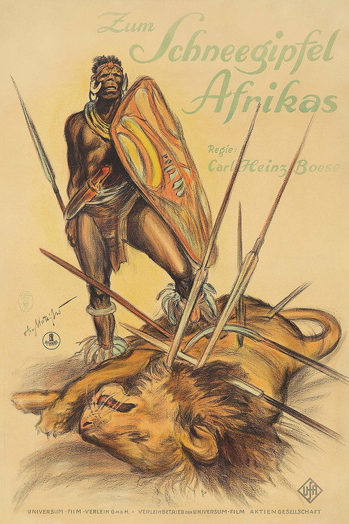 Zum Schneegipfel Afrikas (1925) movie poster