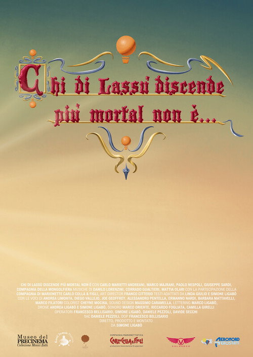 Chi di lassù discende più mortal non è movie poster