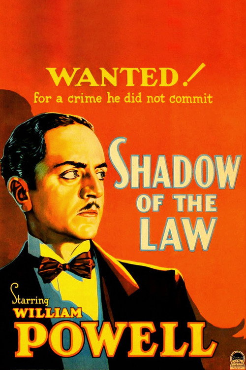 Shadow of the Law (1930) movie poster