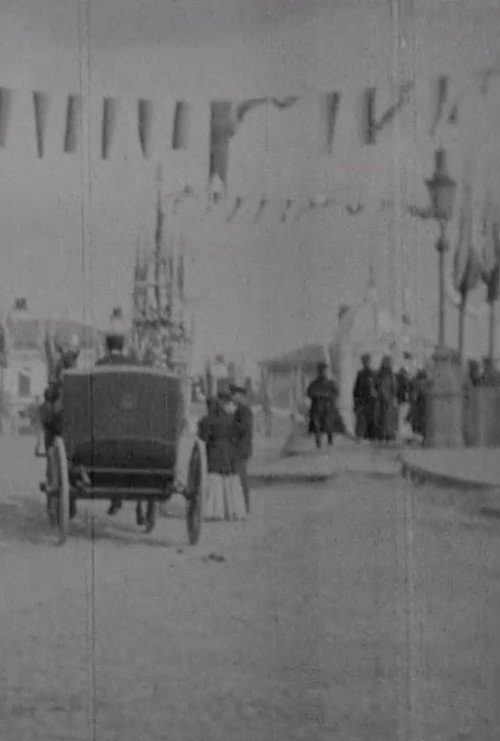 Street Scene in unidentified European city (1896) movie poster