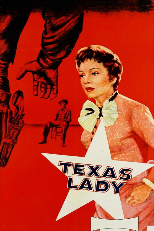 Texas Lady (1955) movie poster