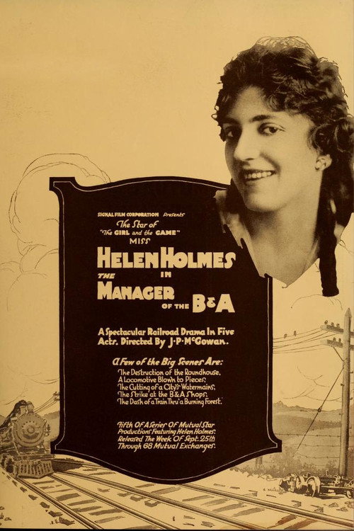 The Manager of the B & A (1916) movie poster