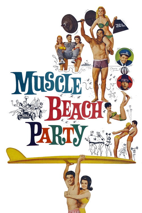 Muscle Beach Party (1964) movie poster