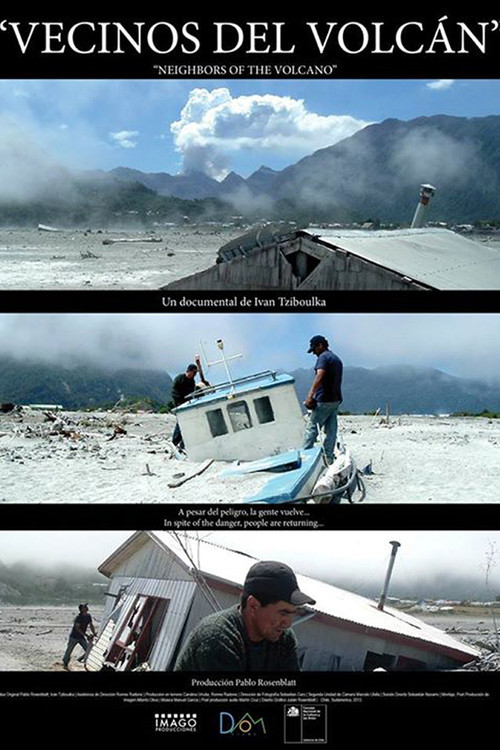 Vecinos del volcán movie poster