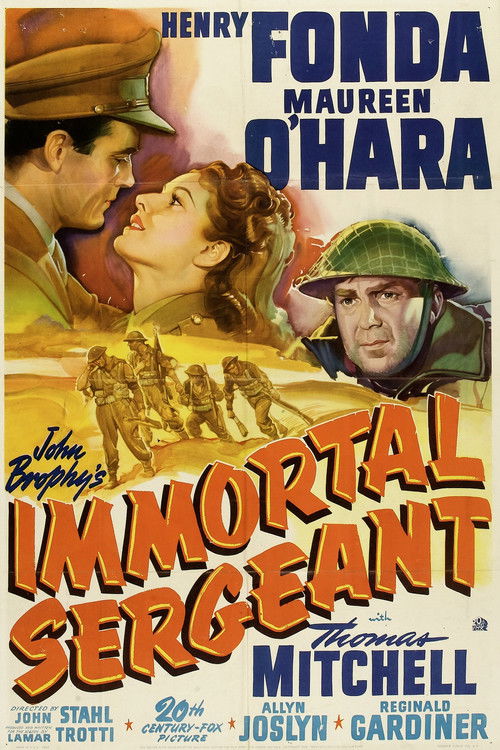 Immortal Sergeant (1943) movie poster