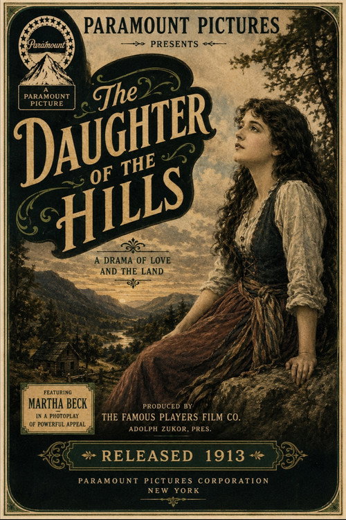 The Daughter of the Hills (1913) movie poster