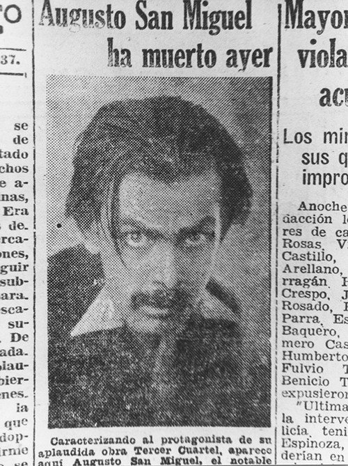 Augusto San Miguel Died Yesterday (2003) movie poster