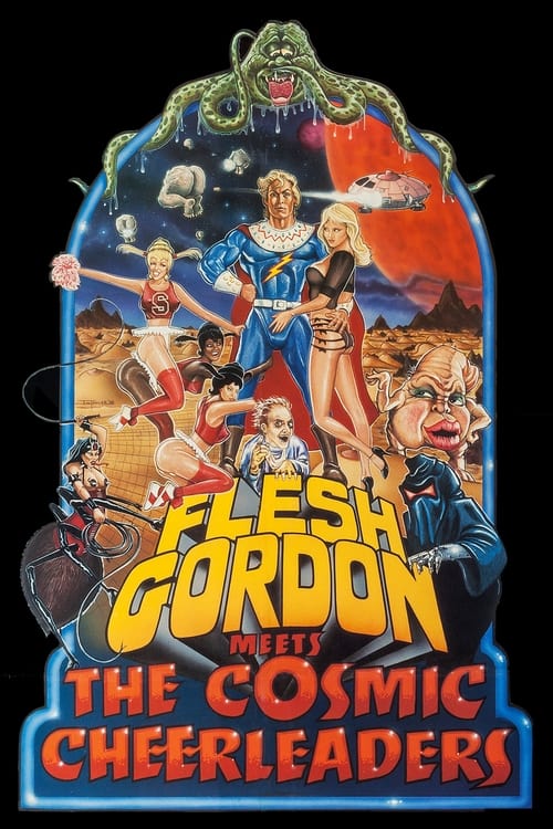 Flesh Gordon Meets the Cosmic Cheerleaders (1990) movie poster