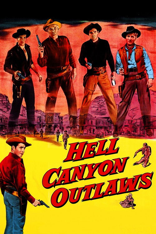 Hell Canyon Outlaws (1957) movie poster