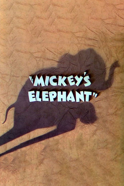 Mickey's Elephant (1936) movie poster