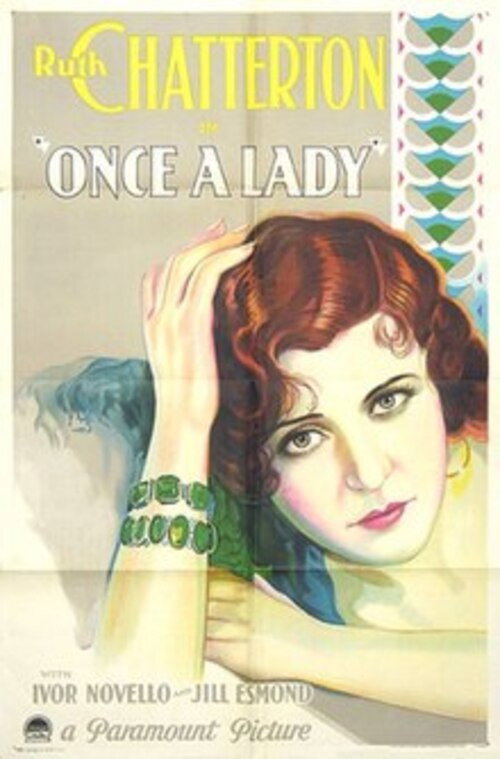 Once a Lady (1931) movie poster