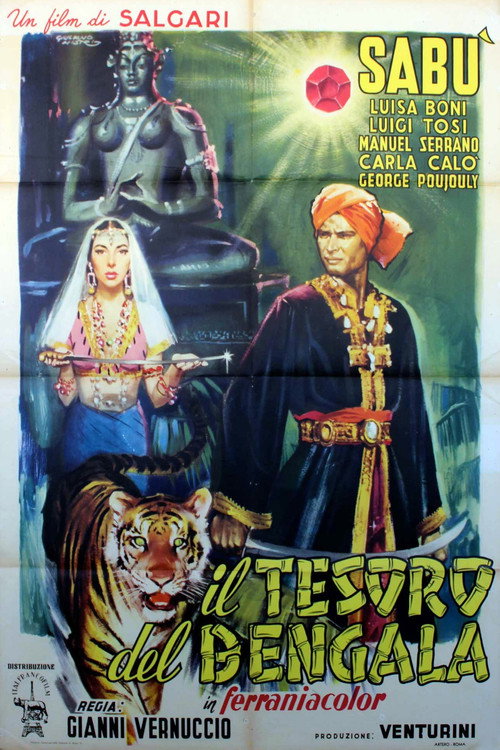 The Treasure of Bengal (1953) movie poster