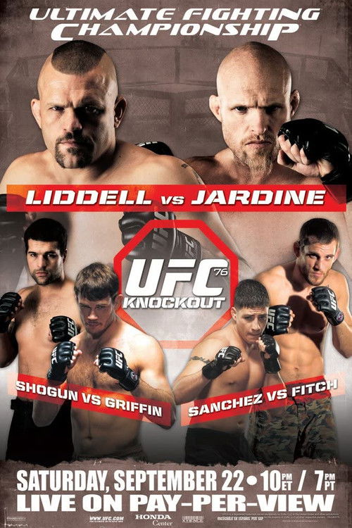UFC 76: Knockout (2007) movie poster