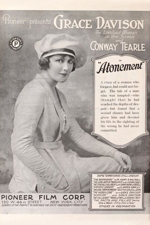 Atonement (1919) movie poster