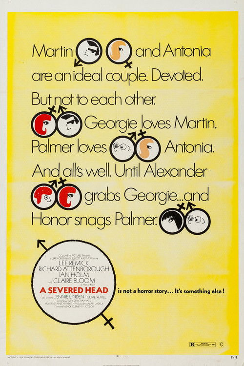 A Severed Head (1971) movie poster