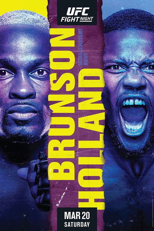 UFC on ESPN 21: Brunson vs. Holland (2021) movie poster
