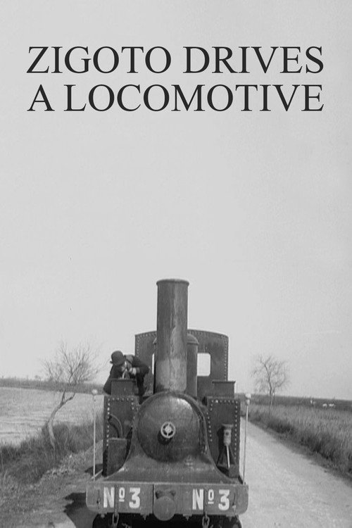 Zigoto Drives a Locomotive (1912) movie poster