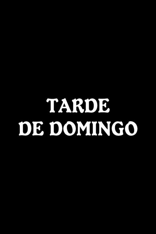 Tarde de domingo (1960) movie poster