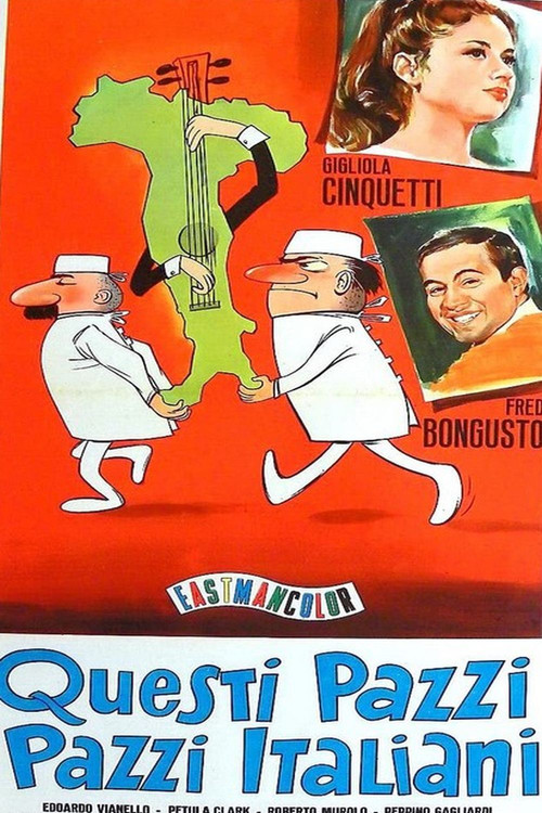 Questi pazzi, pazzi italiani (1965) movie poster
