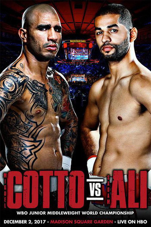 Miguel Cotto vs. Sadam Ali (2017) movie poster