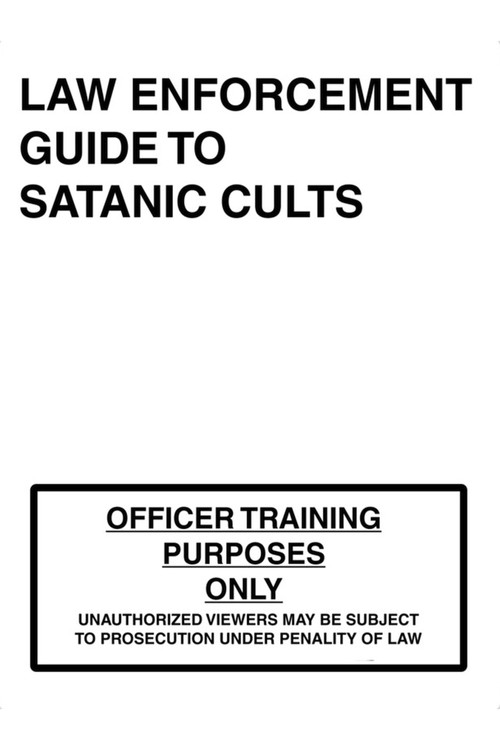 Law Enforcement Guide to Satanic Cults (1994) movie poster