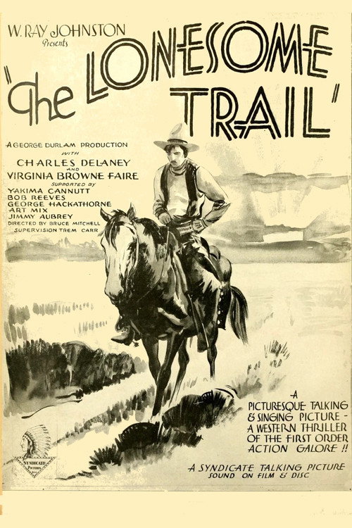 The Lonesome Trail (1930) movie poster