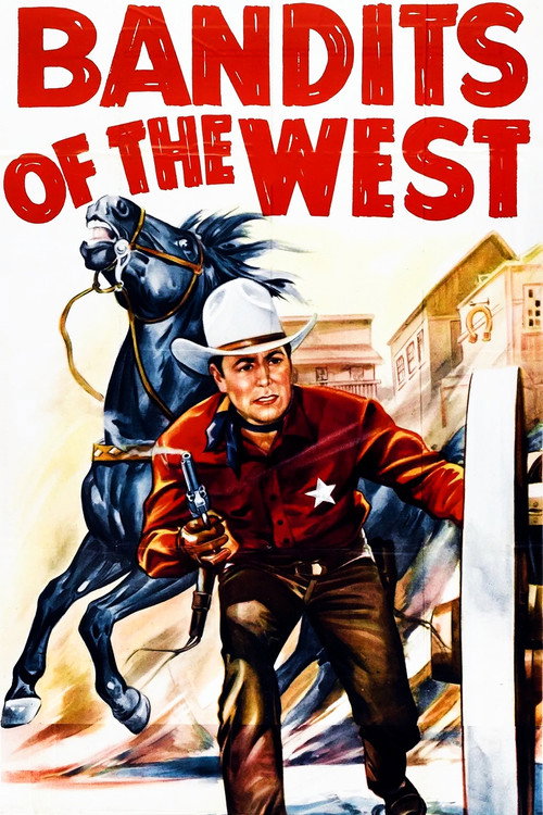 Bandits of the West (1953) movie poster
