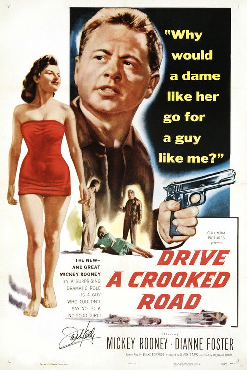 Drive a Crooked Road (1954) movie poster