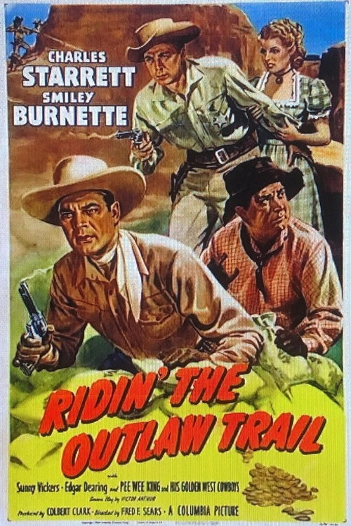 Ridin' the Outlaw Trail (1951) movie poster