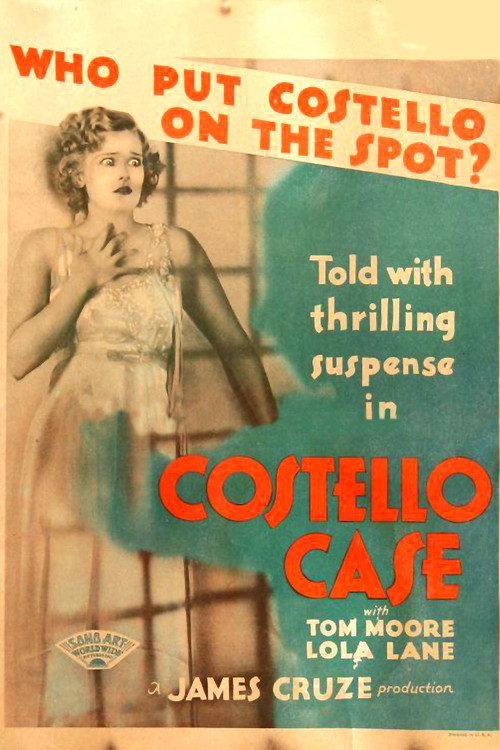 The Costello Case (1930) movie poster