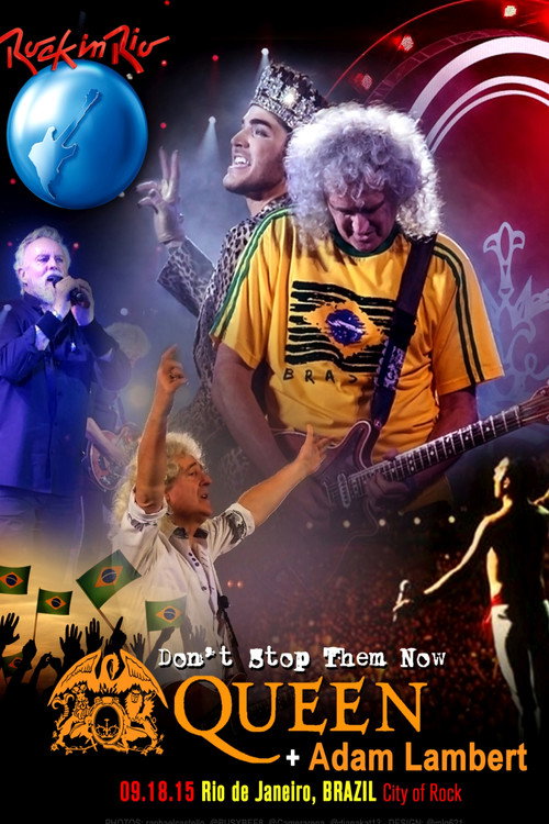 Queen and Adam Lambert: Rock in Rio 2015 (2015) movie poster
