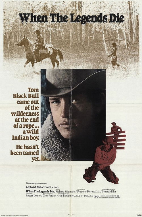 When the Legends Die (1972) movie poster