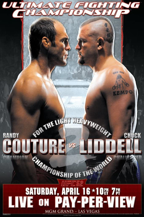 UFC 52: Couture vs. Liddell 2 (2005) movie poster