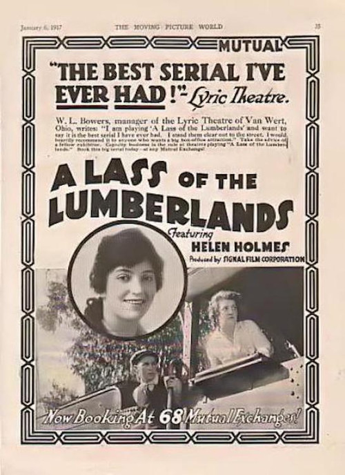 A Lass of the Lumberlands (1916) movie poster