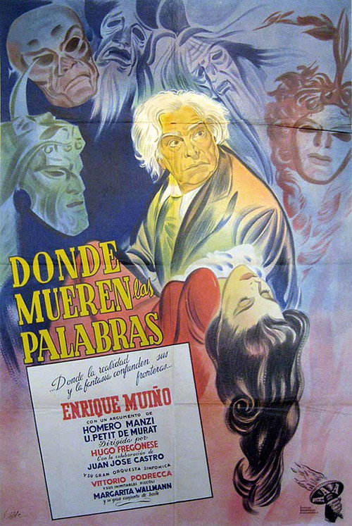 Donde mueren las palabras (1946) movie poster
