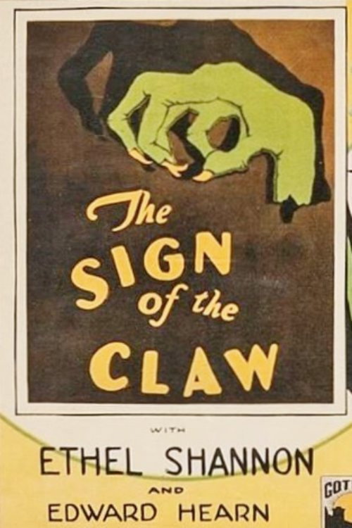 The Sign of the Claw (1926) movie poster