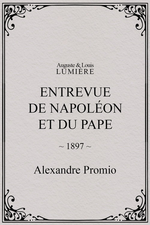 Interview Between Napoleon and the Pope (1897) movie poster