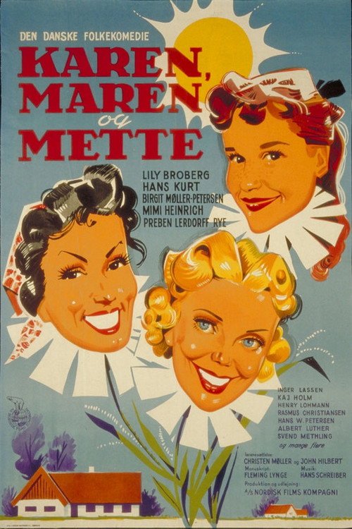 Karen, Maren og Mette (1954) movie poster