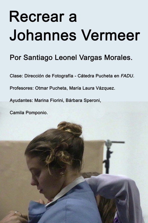 Recrear a Johannes Vermeer movie poster