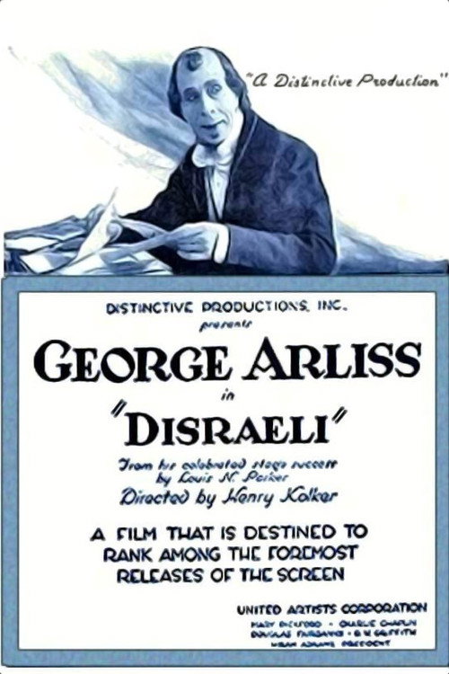 Disraeli (1921) movie poster