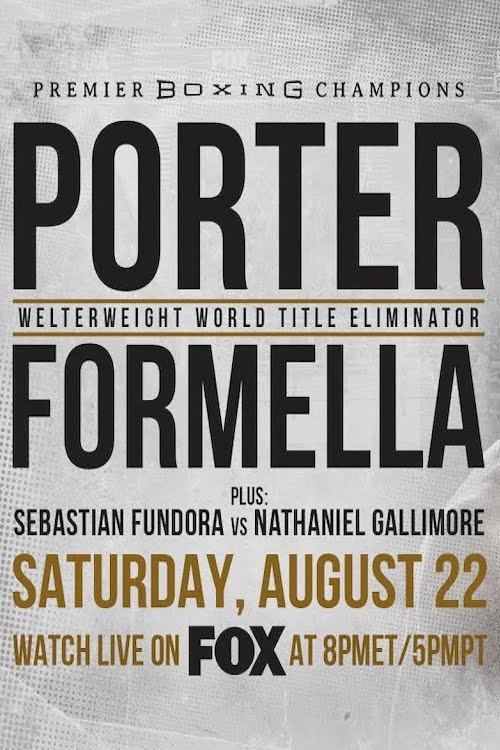 Shawn Porter vs. Sebastian Formella (2020) movie poster