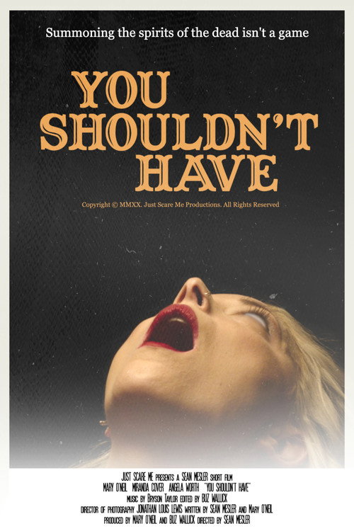 You Shouldn't Have (2020) movie poster