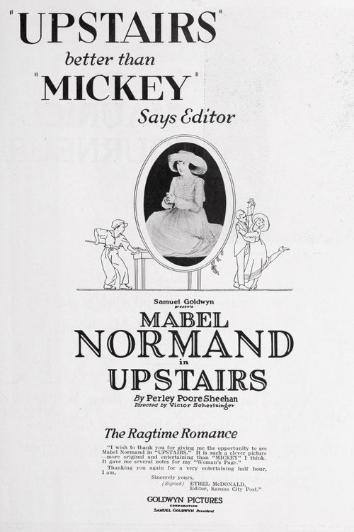 Upstairs (1919) movie poster