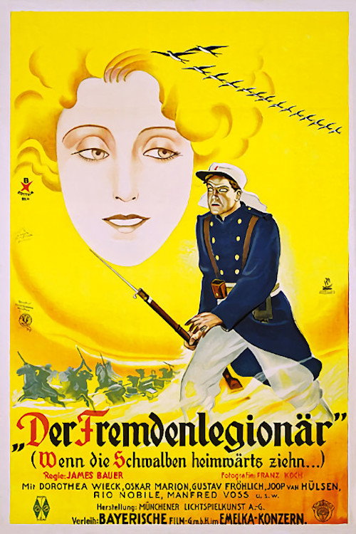 Der Fremdenlegionär (1928) movie poster