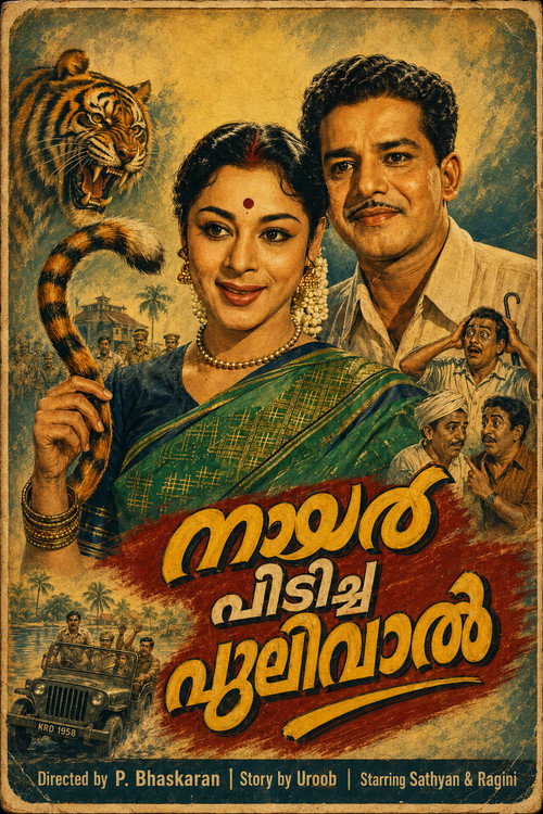 Nairu Pidicha Pulivalu (1958) movie poster