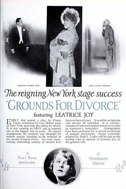 Grounds for Divorce (1925) movie poster