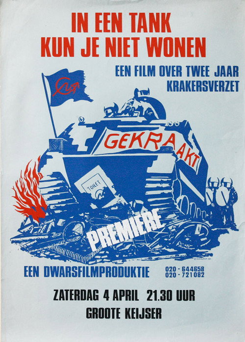 In een tank kun je niet wonen movie poster