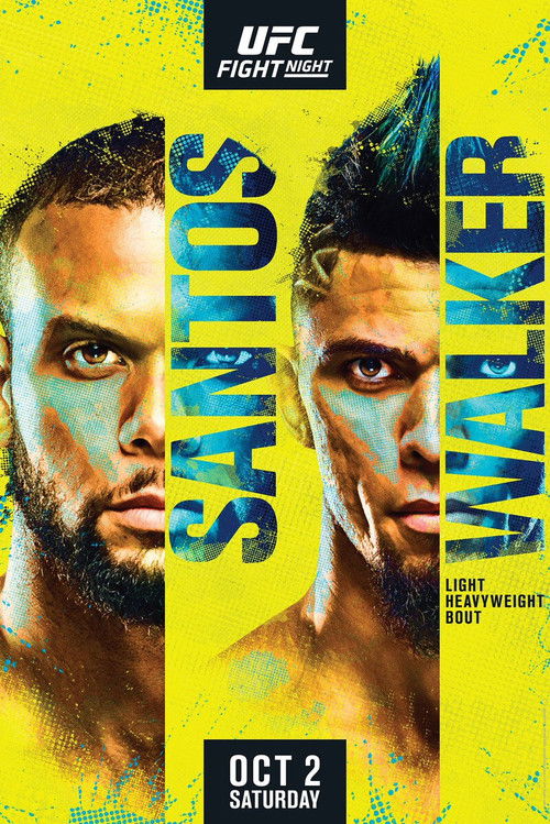 UFC Fight Night 193: Santos vs. Walker (2021) movie poster