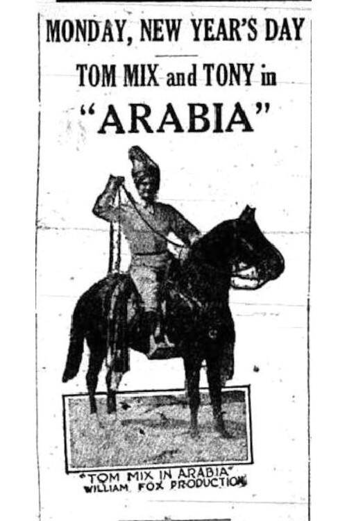 Arabia (1922) movie poster